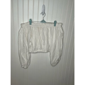 Women's NWT By Together White Off the Shoulder Top Size S